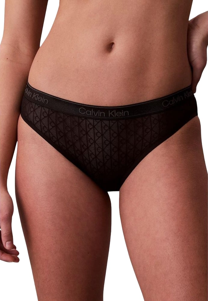 Calvin Klein Underwear Black Nylon Pantie
