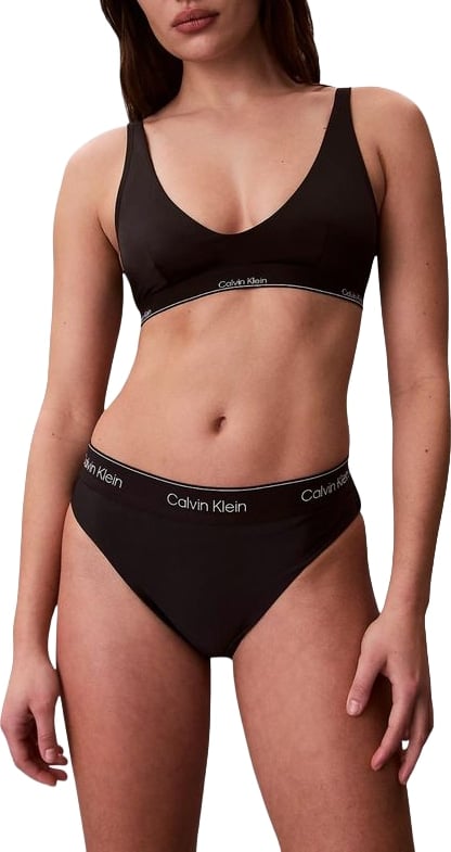 Calvin Klein Jeans Black Recycled Polyester Bikini