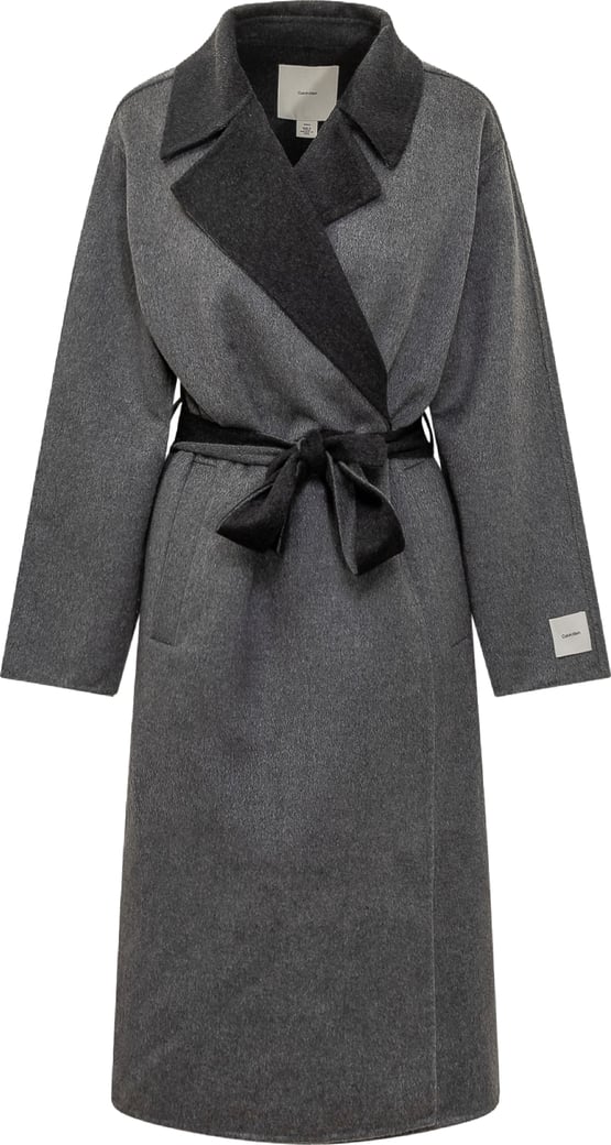 LONG WOOL WRAP COAT