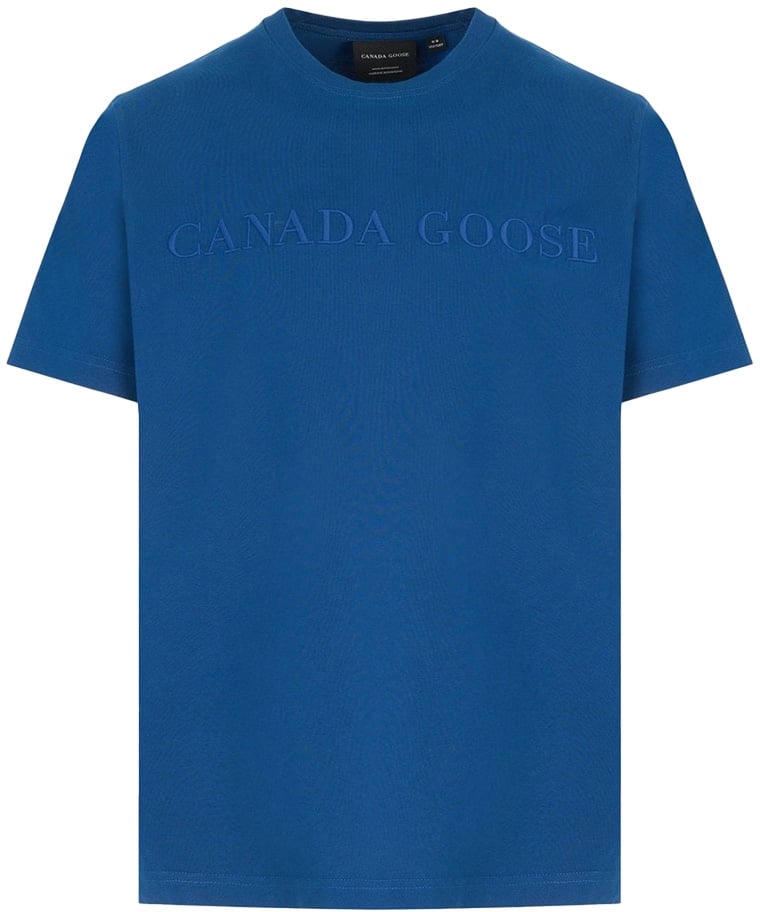 t-shirt logo bic blauw