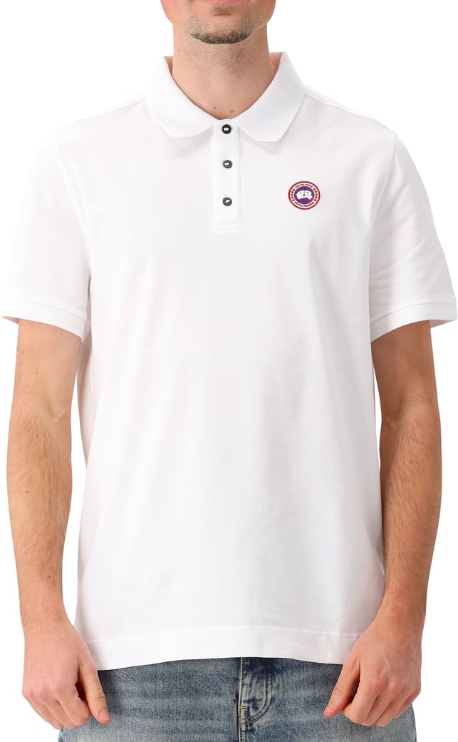 Polo Beckley in piqué katoen
