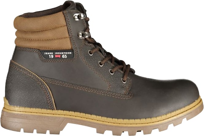 Carrera Marrone Poliuretano Men Ankle Boot