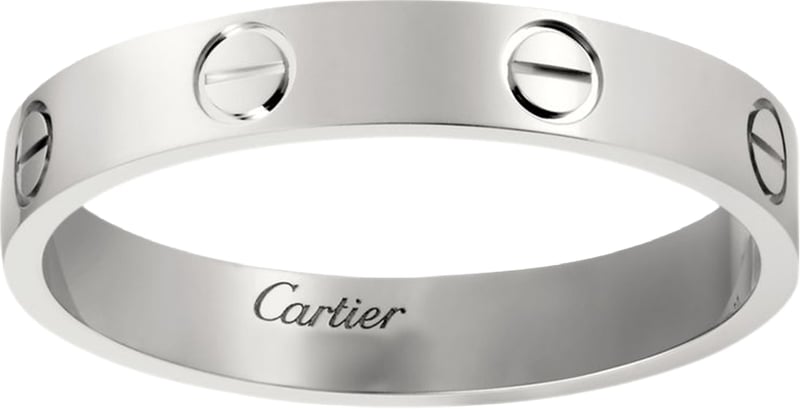 Cartier Love Wedding ring 18 Carat 'White Gold' (ARCHIVE)