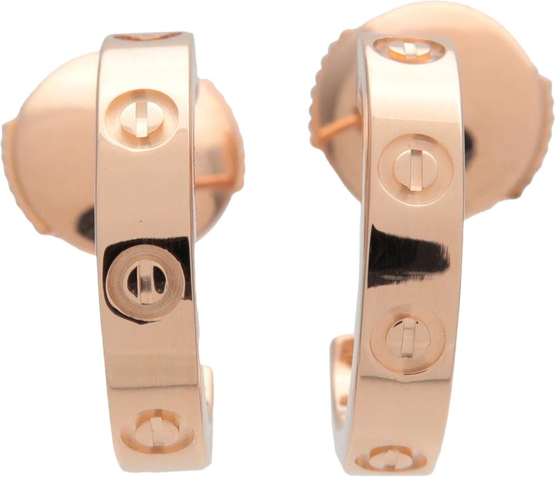 Cartier Love Hoop 18K Rose Gold Small