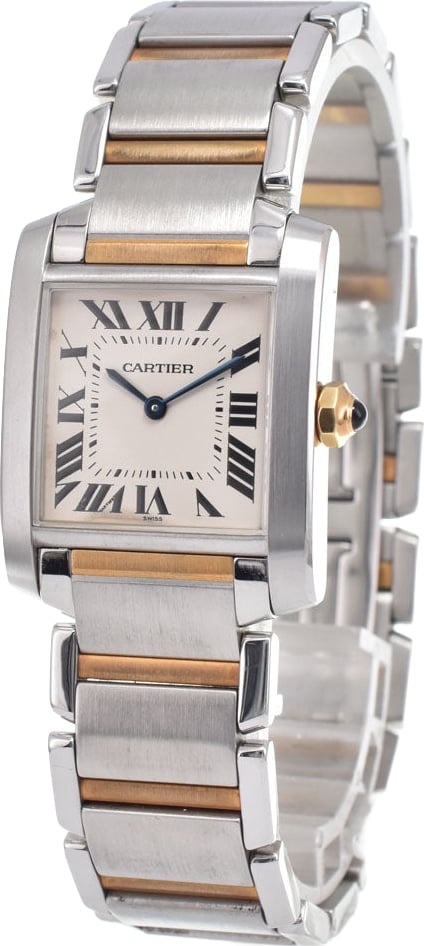 Cartier Tank Francaise Quartz Stainless Steel and Yellow Gold 25