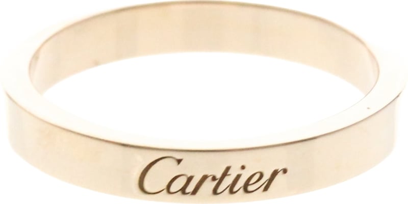 Cartier C de Cartier Wedding Band 18K Rose Gold 3mm