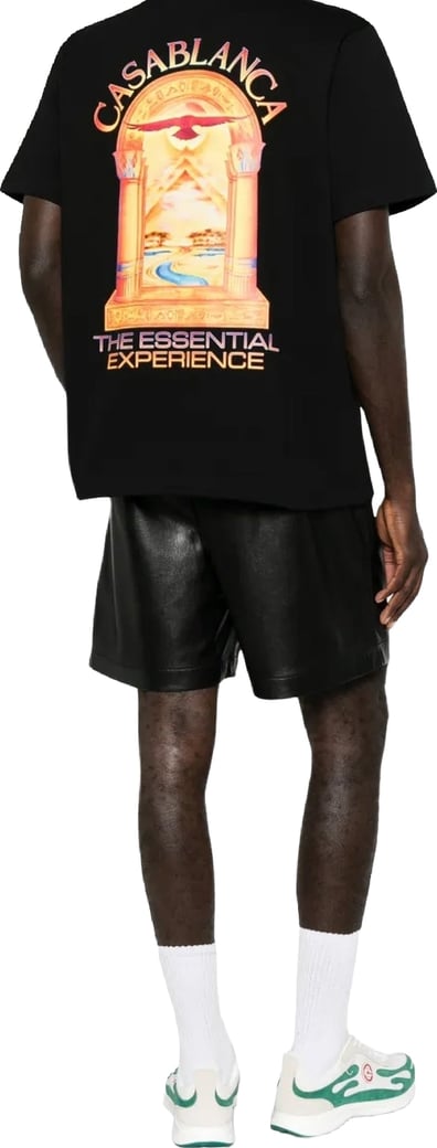 Heren Hermons Mirage Arch Printed Classic T-Shirt Hermons Mirage Arch Zwart