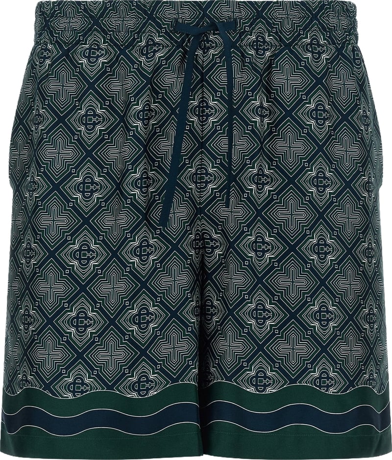 Casablanca Radiating Monogram Shorts