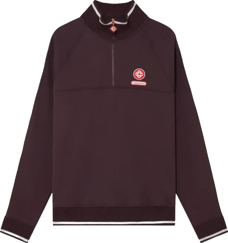Casablanca Heren 1/4 ZIP LAUREL SWEATSHIRT