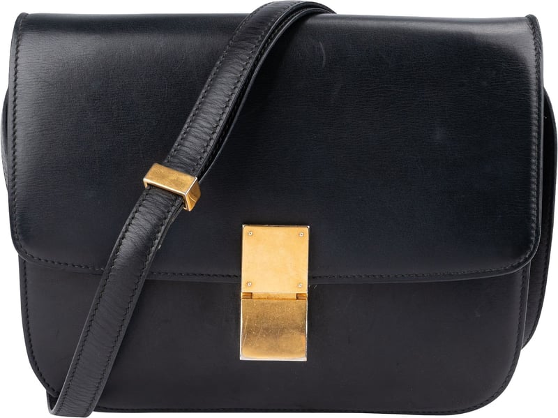 Celine Calfskin Classic Box Medium Crossbody Bag
