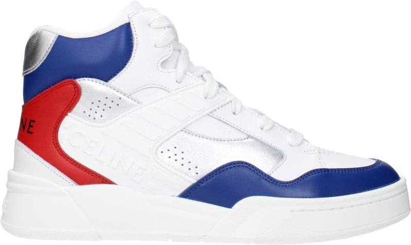 Celine White Leather Athletic Sneakers
