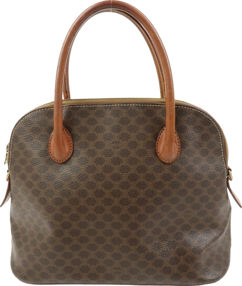 Celine Vintage Handbag Toile Céline Small