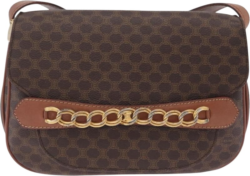 Celine Macadam Shoulder Canvas Medium