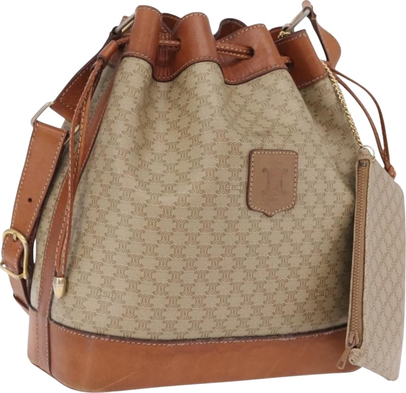 Celine Macadam Shoulder Canvas Medium
