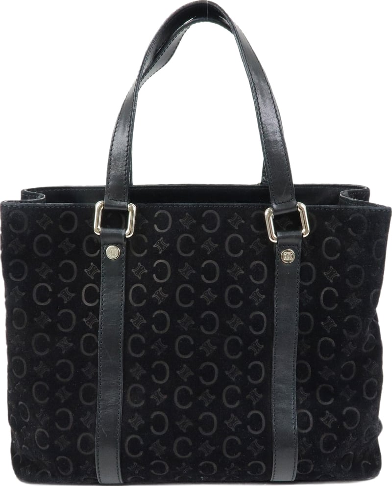 Celine C Macadam Tote PVC leather/ Macadam canvas