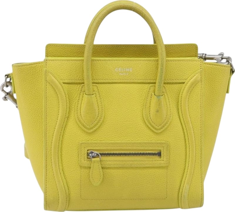 Celine Luggage Grainy Leather Nano