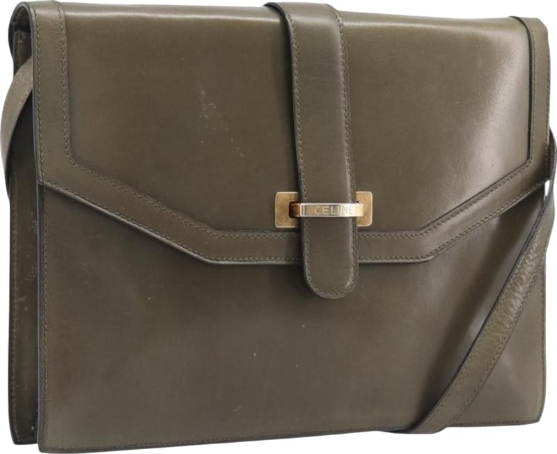 Celine Shoulder Leather Large