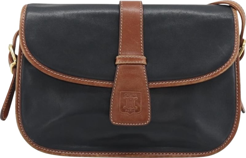 Celine Flap Shoulder Leather
