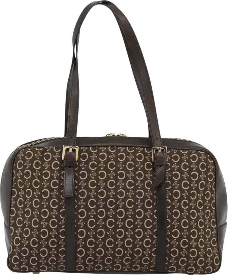 Celine C Macadam Canvas and Leather