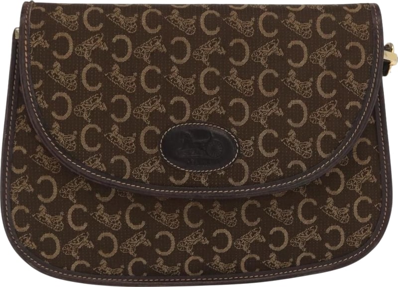 Celine Sulky Vertical Cabas Canvas with Leather Mini