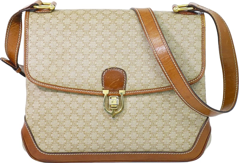 Celine Vintage Macadam Canvas Small