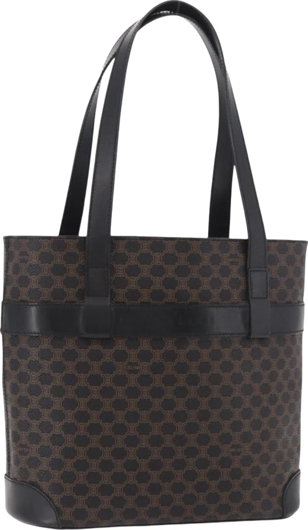 Celine C Macadam Tote PVC leather/ Macadam canvas