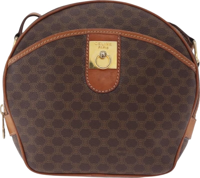 Celine Macadam Shoulder Leather Medium