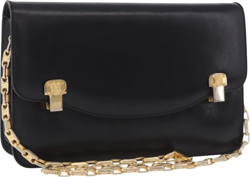 Celine Shoulder Leather Large