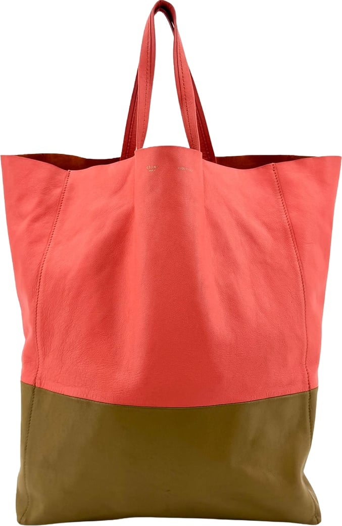 Celine Vertical Bi-Cabas Leather Large