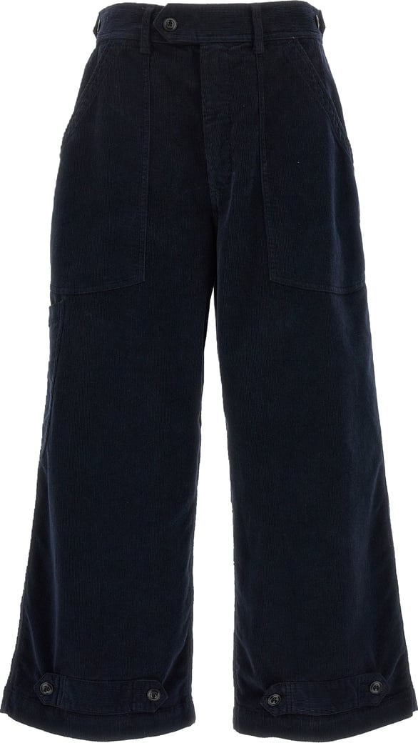 CELLAR DOOR Blue Cotton Casual Pants