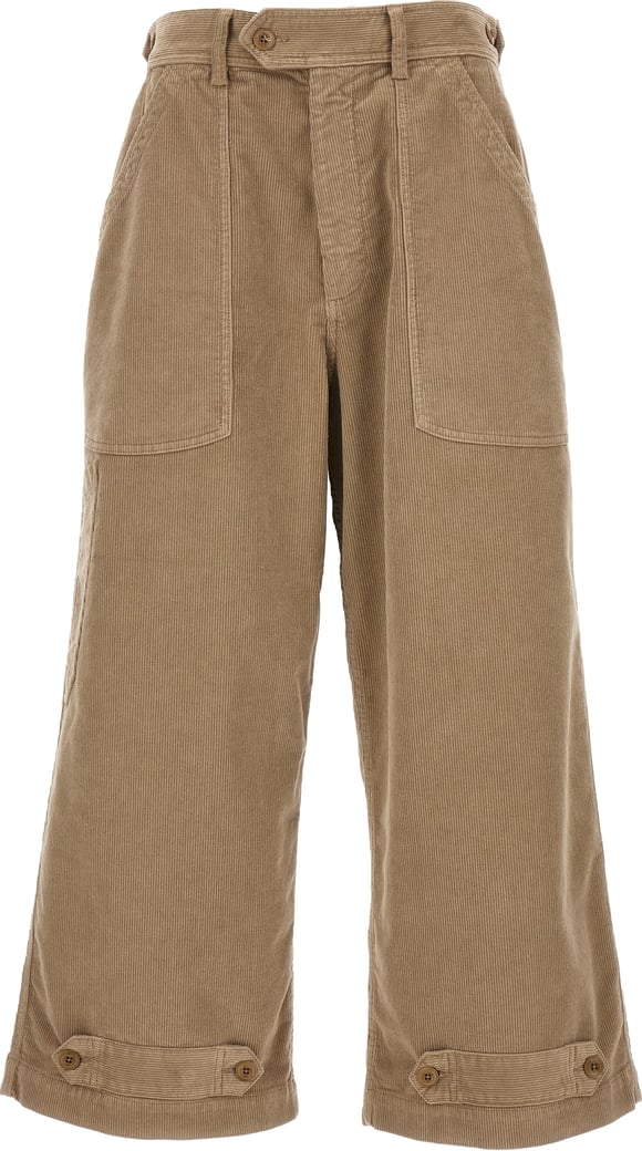 CELLAR DOOR Beige Cotton Casual Pants