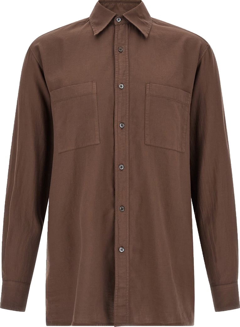 CELLAR DOOR Brown Cotton Blouse