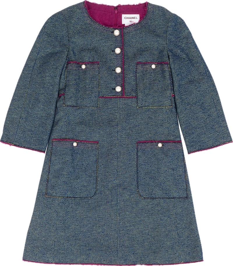Chanel Multicolor Tweed Four Pocket Dress (FR 38 / DE 36)