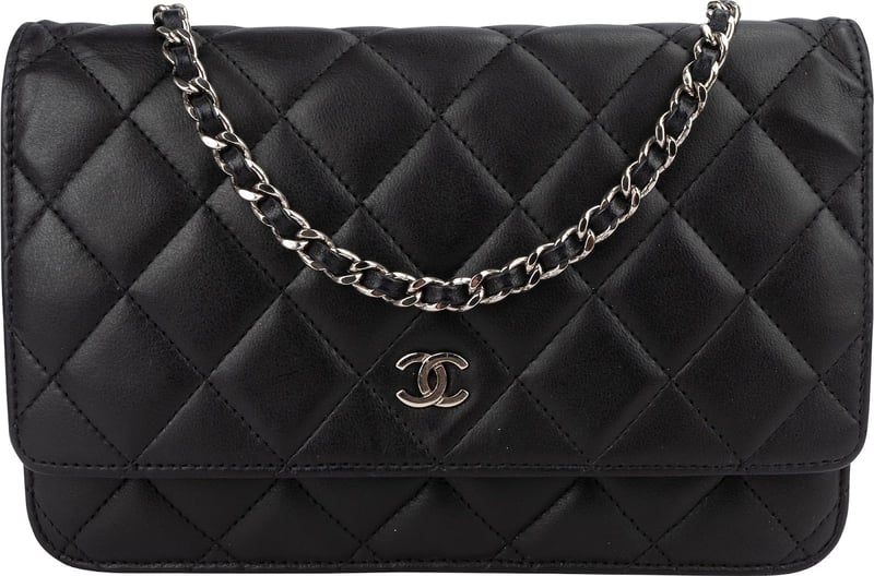 Chanel Quilted Lambskin Wallet on Chain Crossbody Bag
