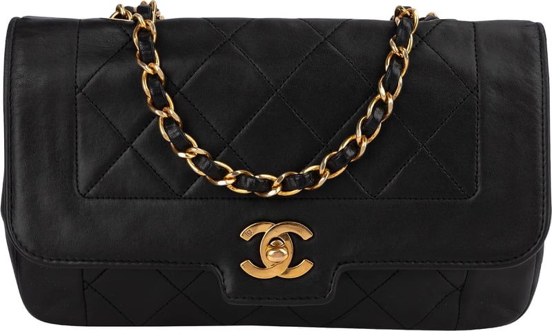 Chanel Quilted Lambskin 24K Gold Single Flap Crossbody Bag