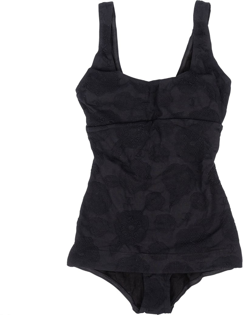 Chanel Noir Camellia Swimsuit (DE 36 / FR 38)
