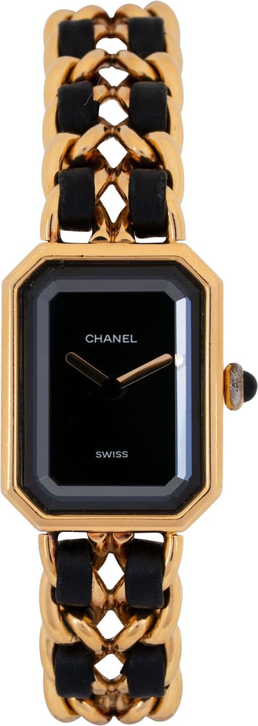 Chanel Gold Tone Première H0001 Woman Watch (L)