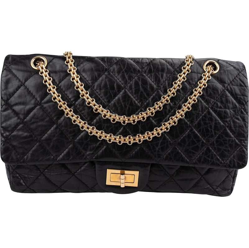 Chanel Aged Calfskin 2.55 Reissue Double Flap Crossbody Bag