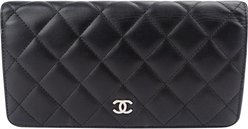 Chanel Quilted Lambskin CC Flap Wallet