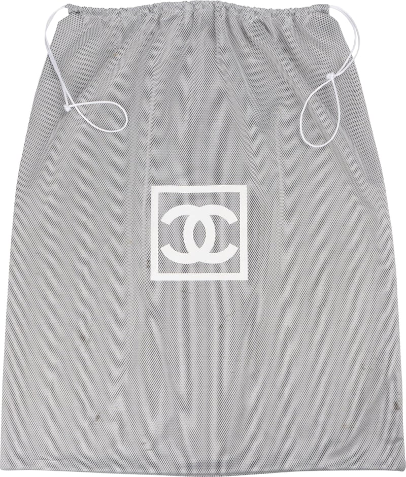 Chanel Sport Line Mesh Laundry Drawstring Bag Staubbeutel