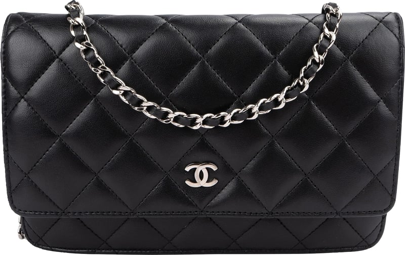 Chanel Quilted Lambskin Wallet On Chain Crossbody Bag