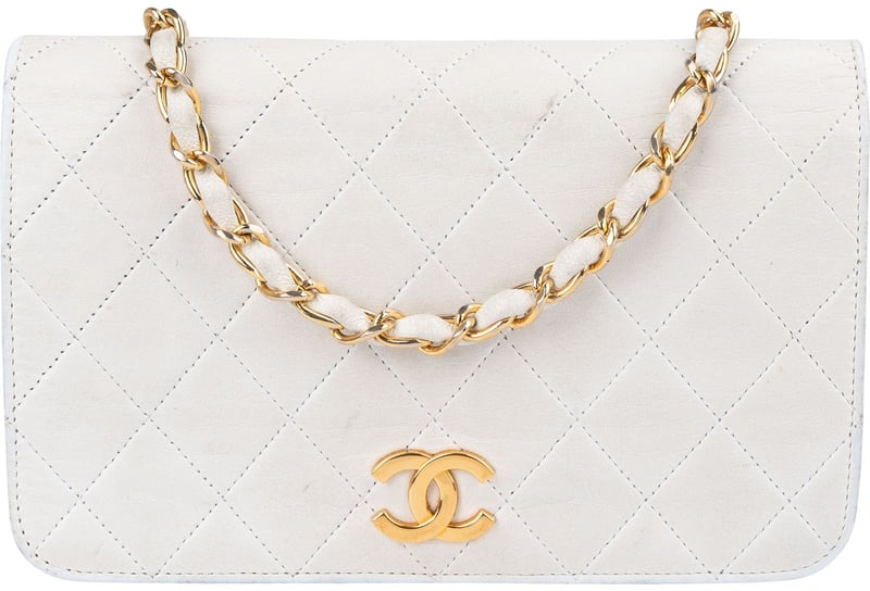 Chanel Quilted Lambskin 24K Gold Mini Crossbody Bag