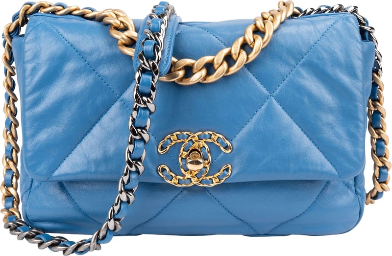 Chanel 19 Quilted Lambskin Single Flap Crossbody Bag