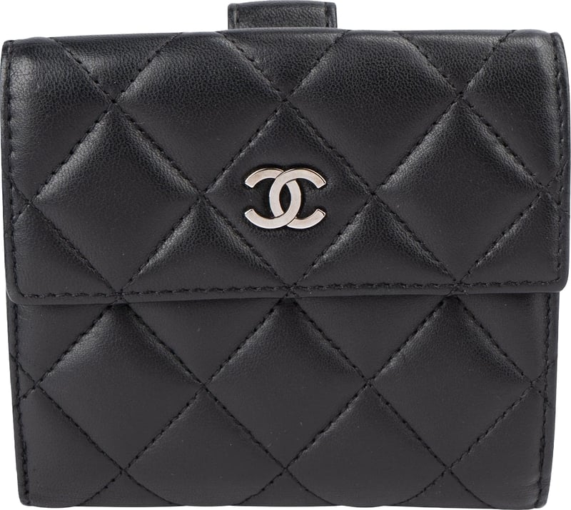 Chanel Quilted Lambskin Small Flap Wallet
