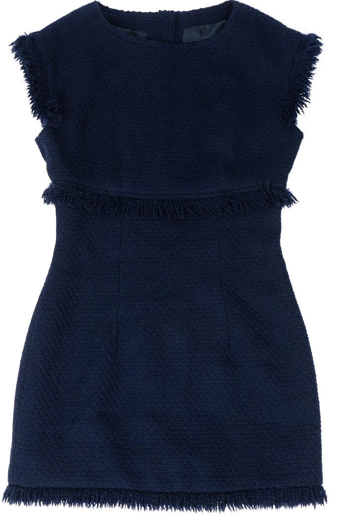 Chanel Bleu Tweed Dress (DE 34 / XS)