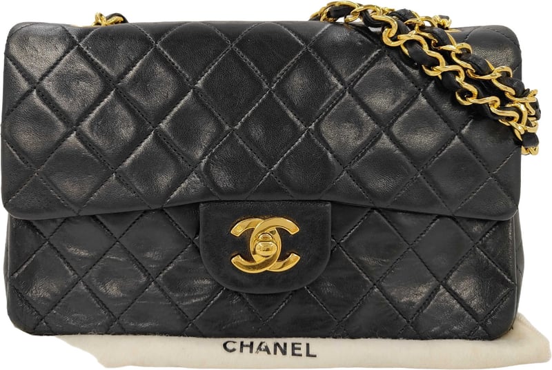 Chanel Classic Timeless Double Flap Quilted Lambskin Small