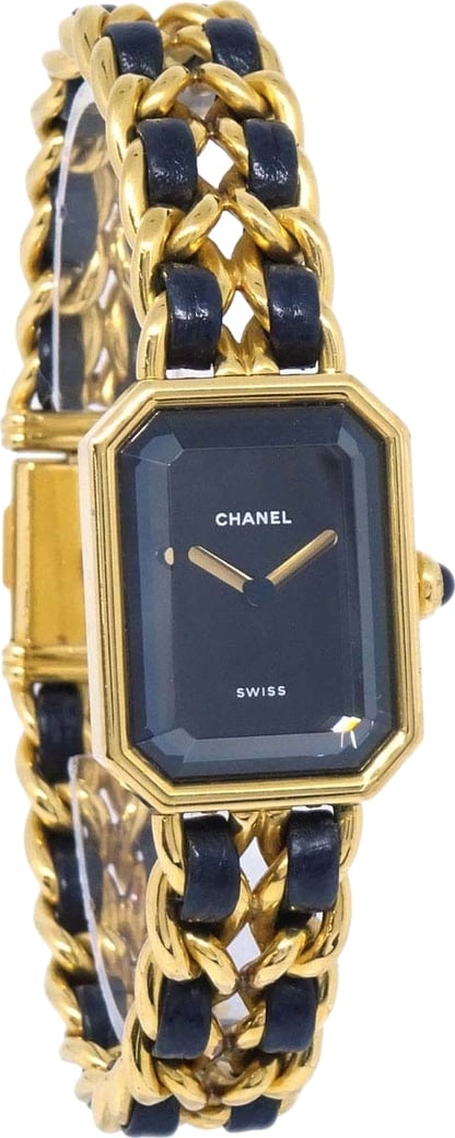 Chanel Premiere Rock Quartz Plated Metal and Leather 20