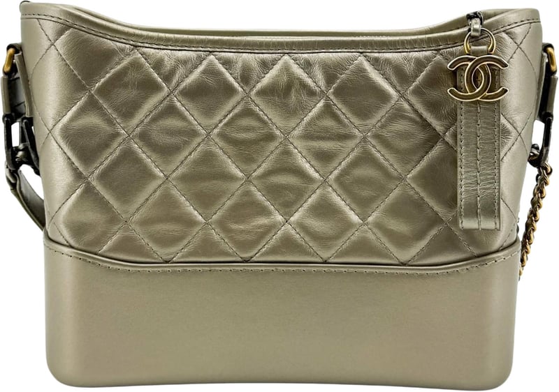 Chanel Gabrielle Quilted Aged Calfskin Small