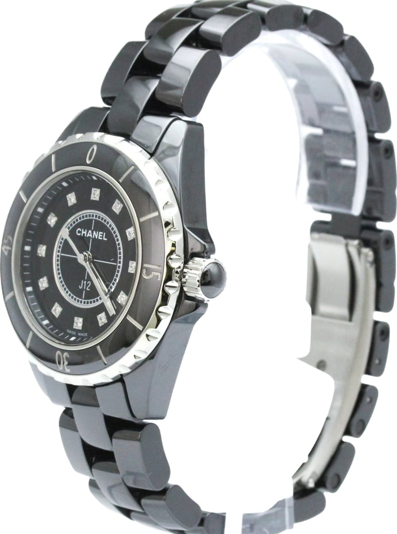 Chanel J12 Quartz Ceramic and Stainless Steel with Diamond Markers 33