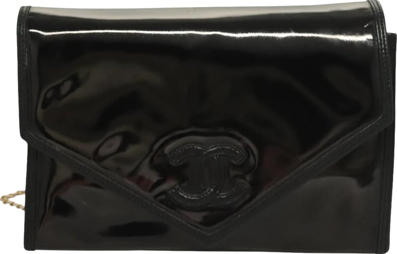 Chanel CC Envelope Flap Patent Leather